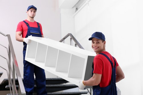 Office removal team planning a business move in Kennington