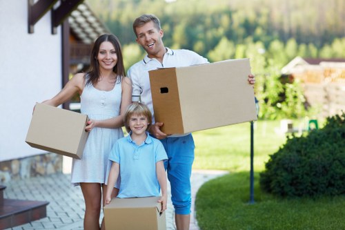 Commercial moving team planning an office relocation in Kennington