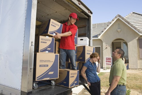 Careful handling of sofa and household furniture during a move