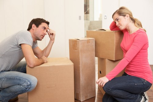 Local team handling bulky furniture collection on Kennington streets