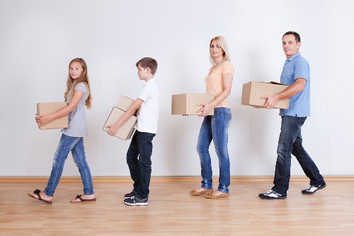 Office furniture removals in Kennington with desks and chairs