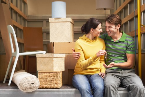 Packing and loading furniture for a Kennington flat move